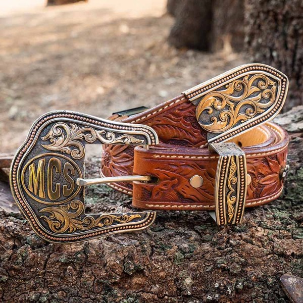 Ruby Custom Three Piece Buckle Set